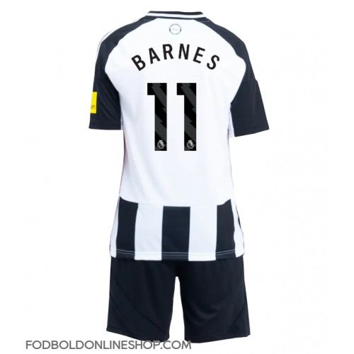 Newcastle United Harvey Barnes #11 Hjemme Trøje Børn 2024-25 Kortærmet (+ Korte bukser)